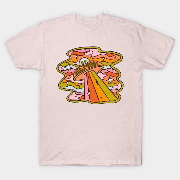 Gemini UFO T-Shirt by Doodle by Meg